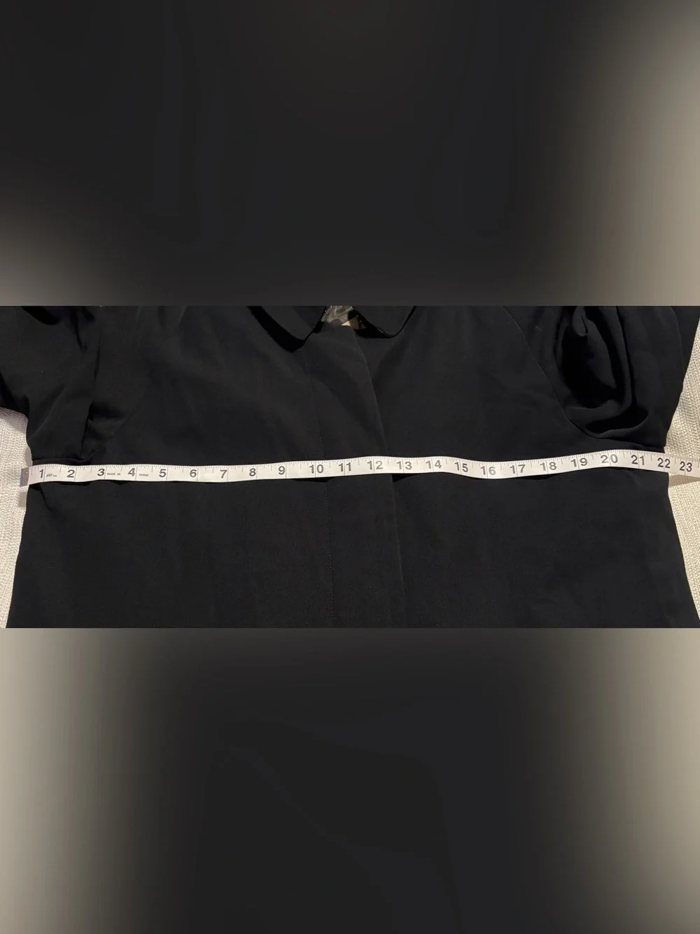 Burberry London Black Trench Coat Nova Check Removable Wool Liner Size 10R Long - Picture 11 of 16